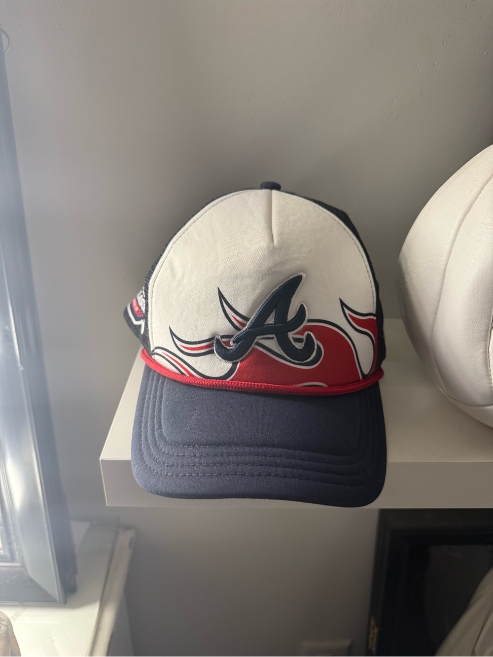 Others Follow White Navy Red Atlanta A-Traditional Baseball Cap